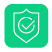 Ícono de un certificado de seguridad