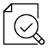 Ícono de un seguimiento de documentos